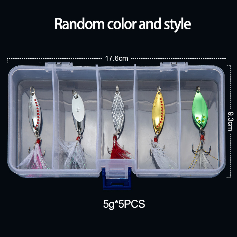 Carp Fishing Tackle - Umpan pancing Spinner sendok logam, umpan