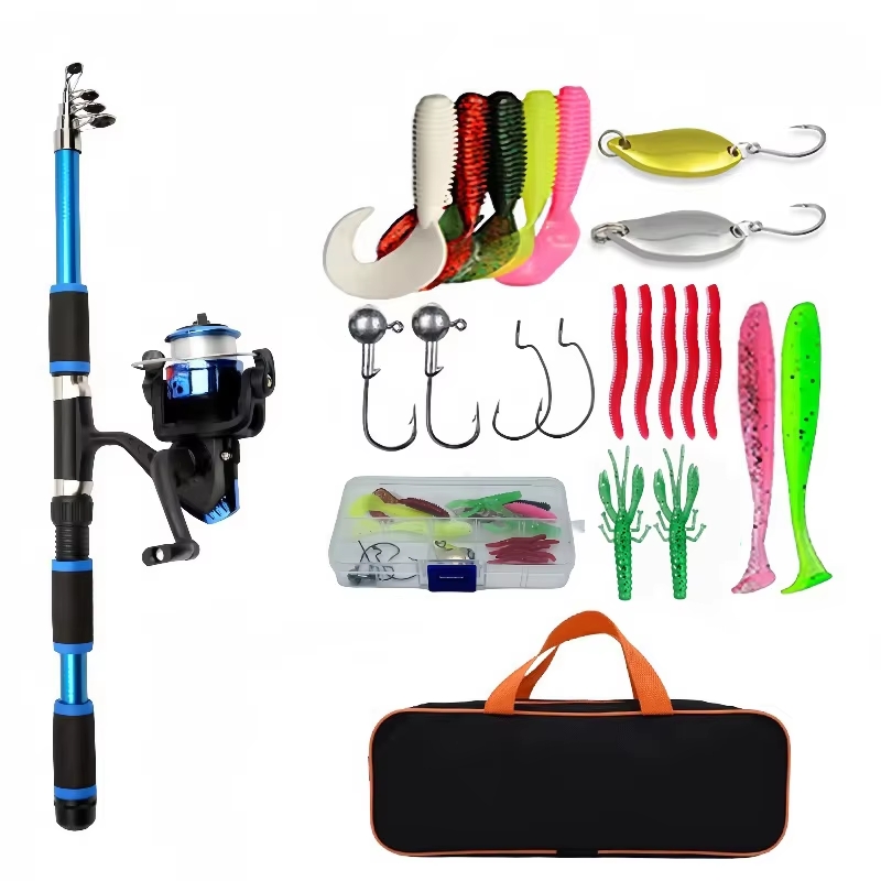 Fishing Equipment Bait - Set lengkap tongkat pancing, set alat