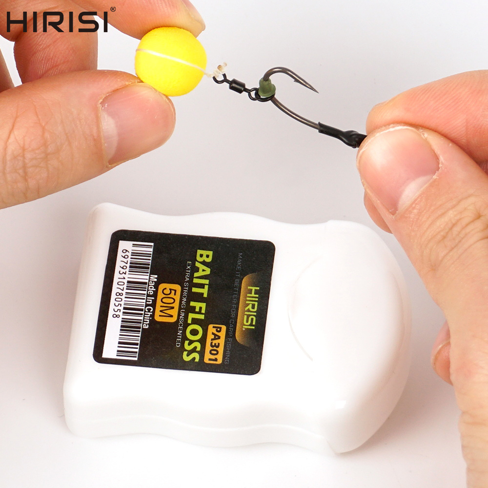 Carp Fishing Tackle - Hirisi 50m Carp Fishing Bait Floss
