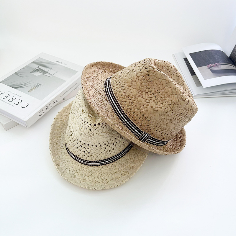 Fishing Equipment Kids - Golexury topi jerami Fedoras wanita topi