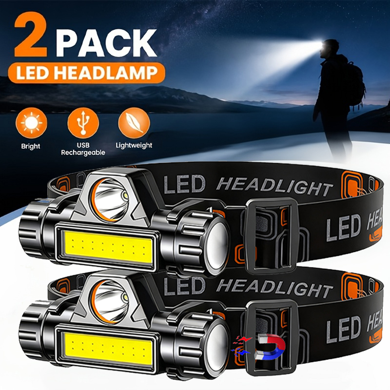Fishing Headlamp - Lampu Kepala LED Super Terang, Senter