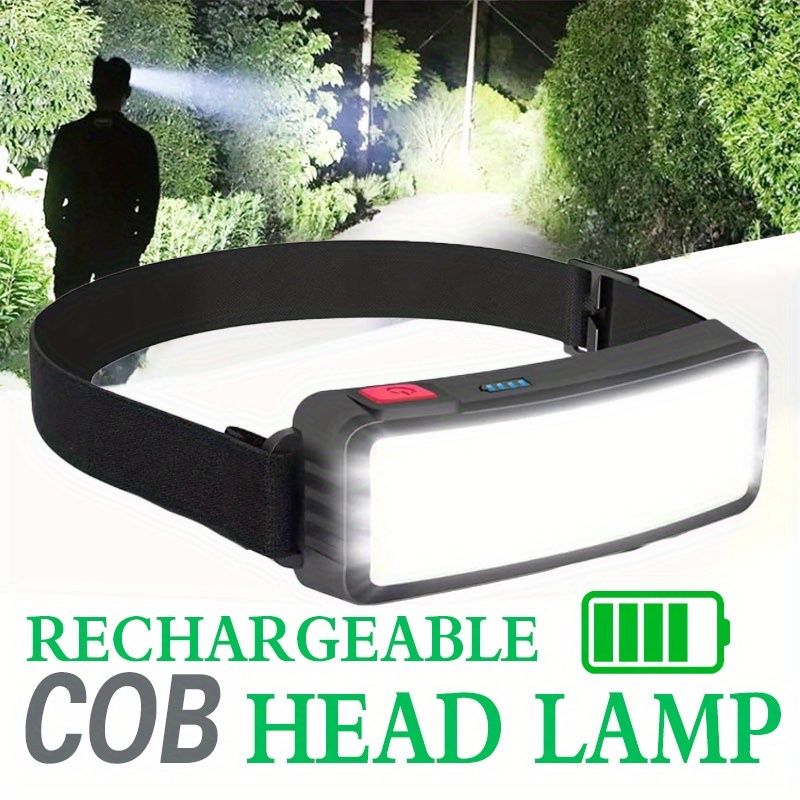 Fishing Headlamp - Lampu Depan LED COB Kuat Senter