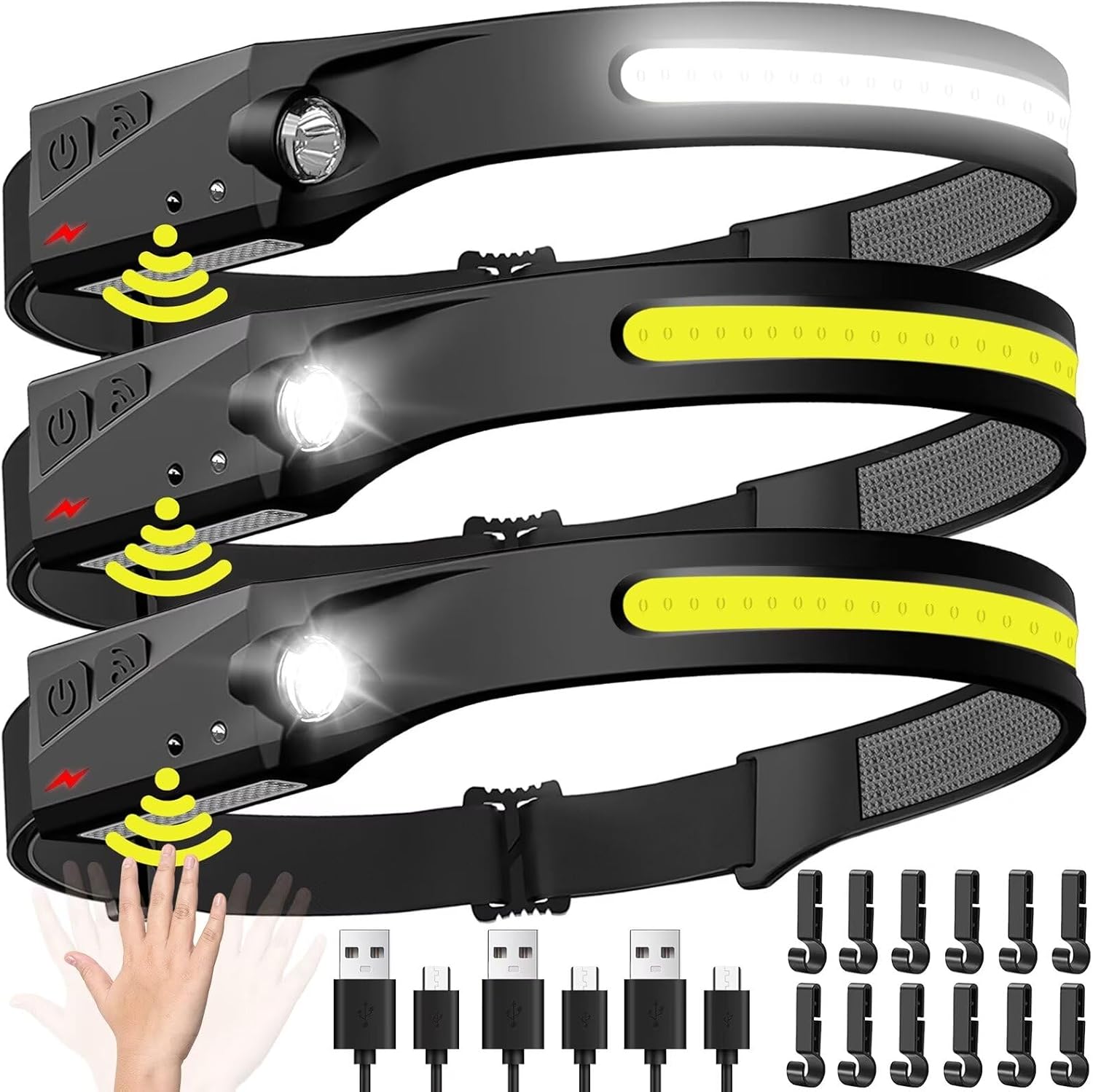 Fishing Headlamp - Lampu Depan Sensor LED Senter Kepala
