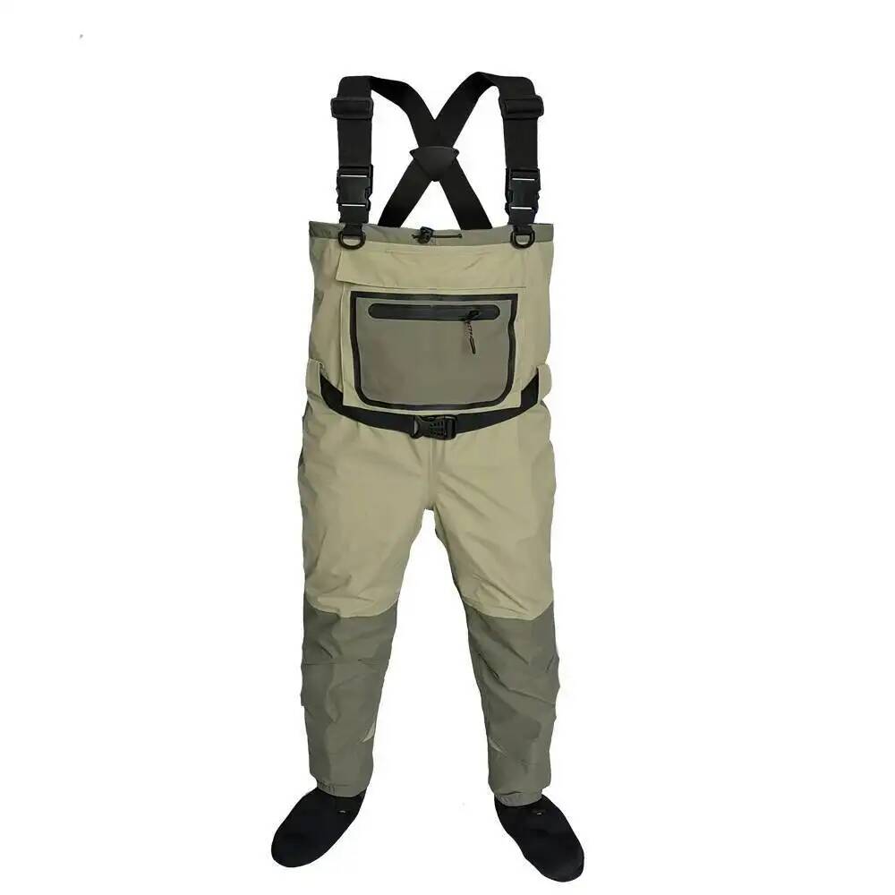 Fishing Equipment Kids - Fly fishing tackle wader neoprene kaki