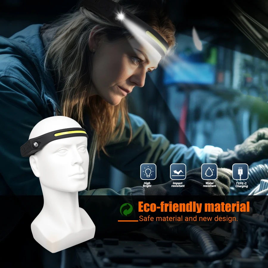 Lampu Depan Sensor Gerak Isi U - Fishing Headlamp ulasan dan harga