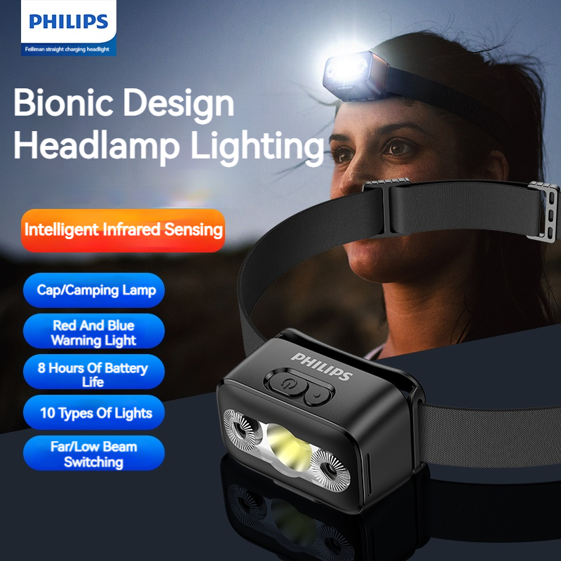 Philips Lampu Depan LED Sensor - Fishing Headlamp ulasan dan harga
