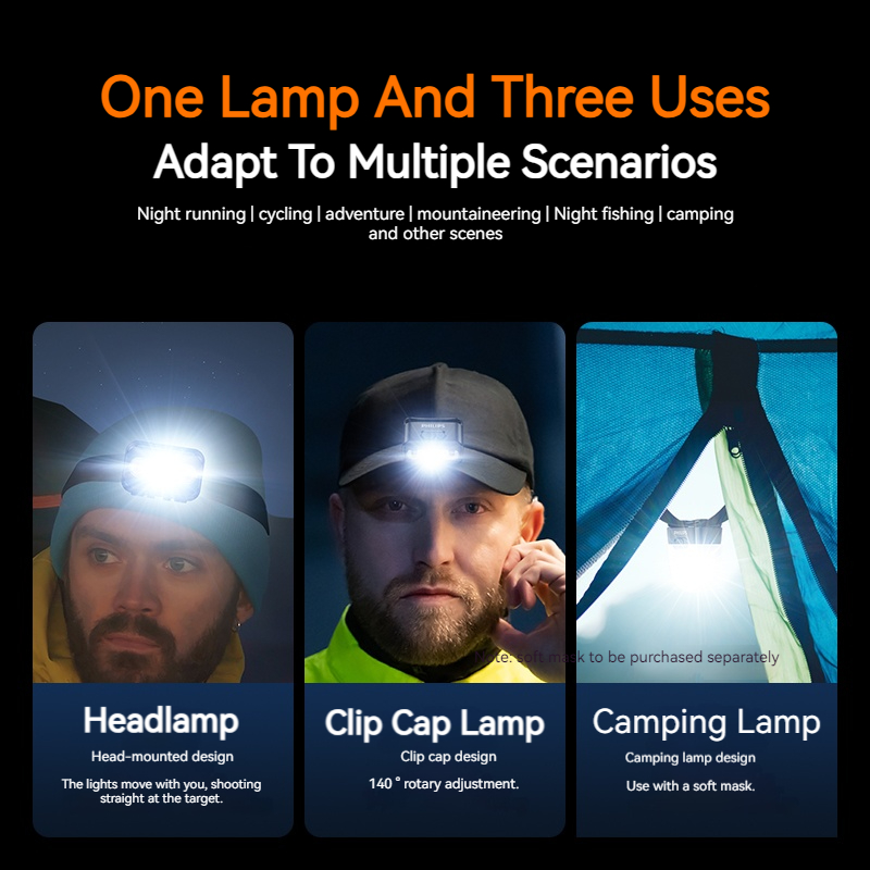 Philips Lampu Depan LED Sensor - Fishing Headlamp ulasan dan harga