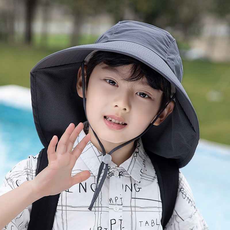 Topi Matahari Anak-anak dengan - Fishing Equipment Kids ulasan dan harga