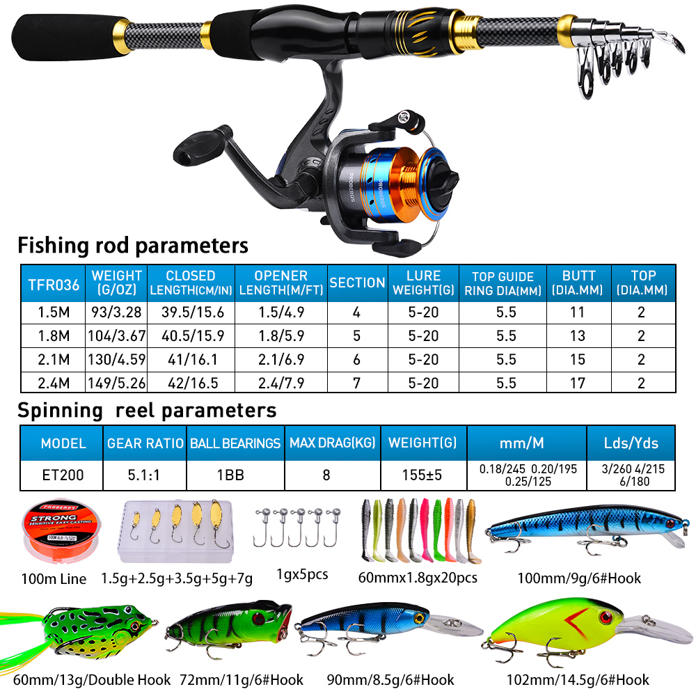 PROBEROS joran pancing dan gul - Fishing Equipment Online ulasan dan harga
