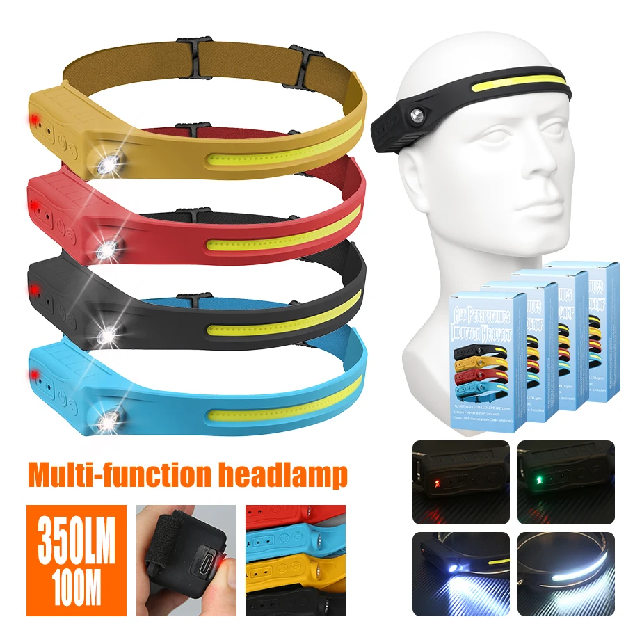 Lampu Depan Isi Ulang 350 Lume - Fishing Headlamp ulasan dan harga