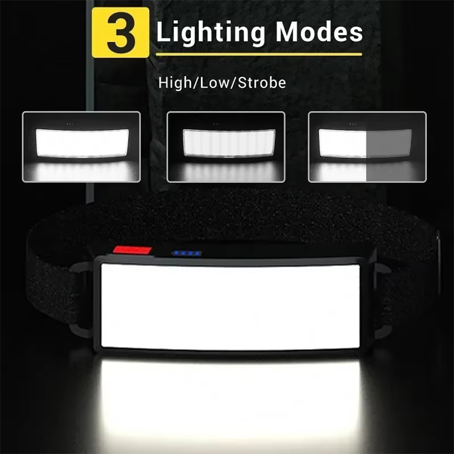 Lampu Kepala LED COB yang Kuat - Fishing Headlamp ulasan dan harga