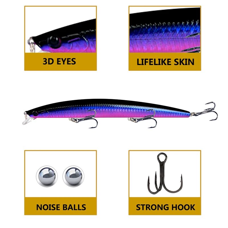 Minnow umpan pancing buatan La - Fishing Equipment Bait ulasan dan harga