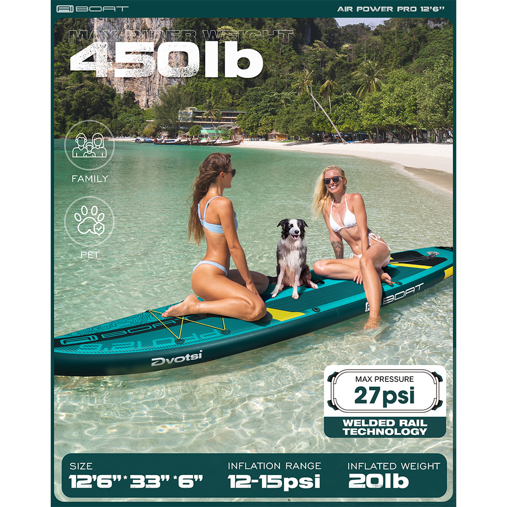 AIBOAT Green Pro SUP Papan Day - Fishing Equipment Stores ulasan dan harga