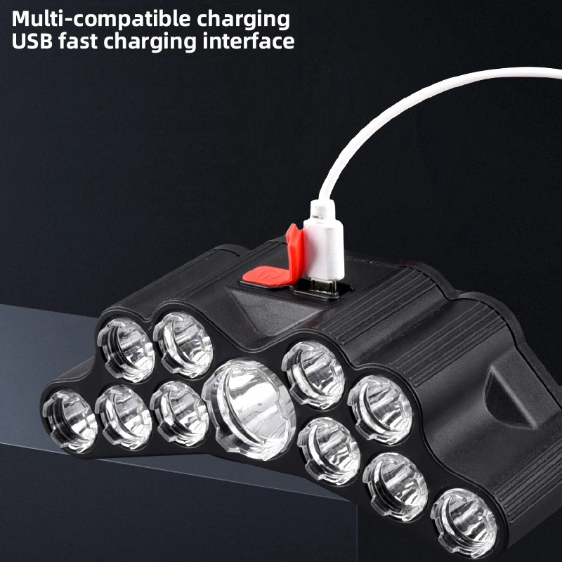 Lampu Depan LED 11 Lampu Depan - Fishing Headlamp ulasan dan harga