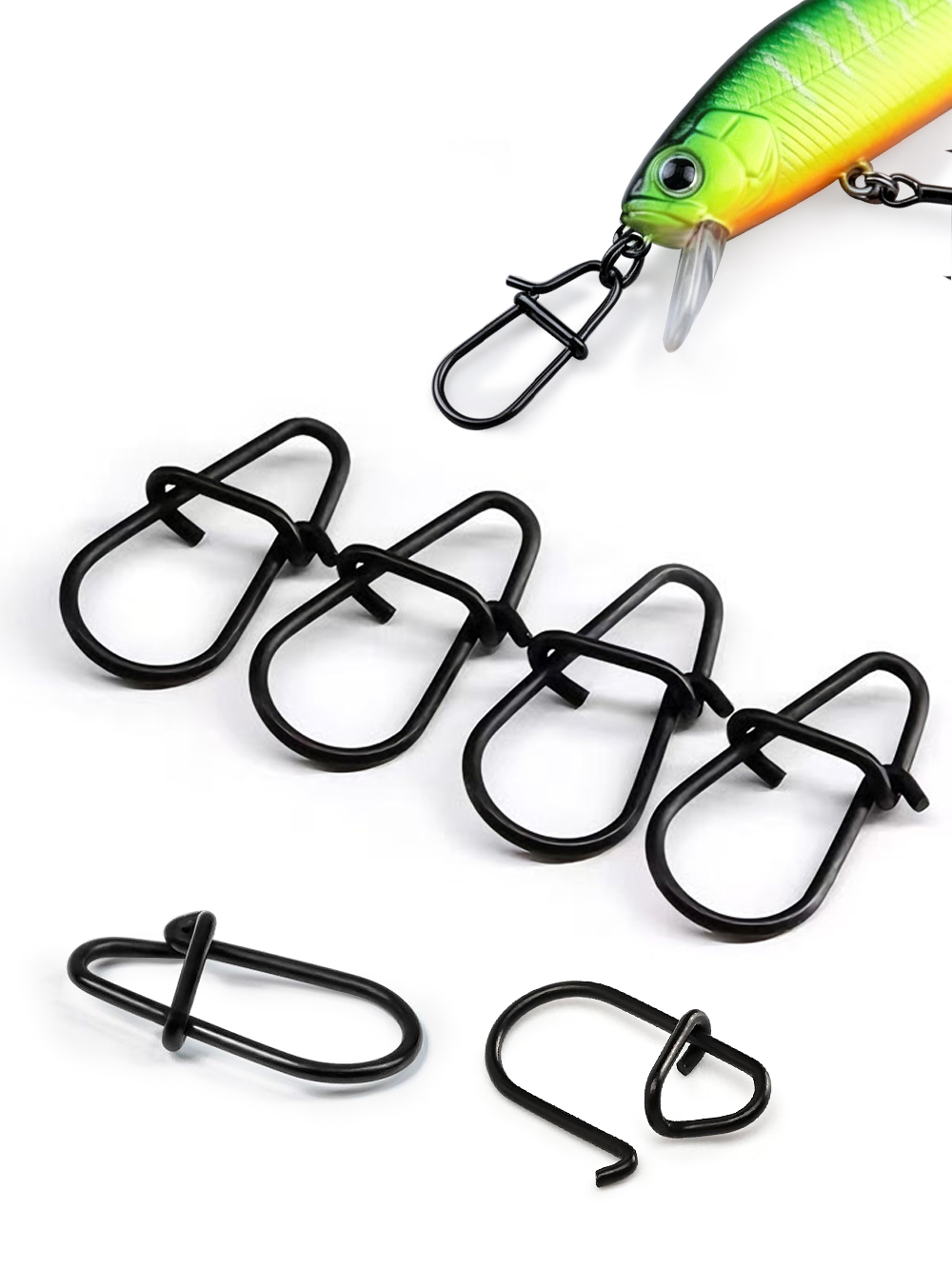 GOBAIT 100Pcs Konektor Putar B - Fishing Equipment And Accessories ulasan dan harga