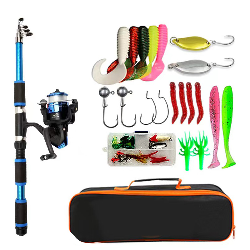 Set tiang pancing, kit lengkap - Fishing Equipment Online ulasan dan harga