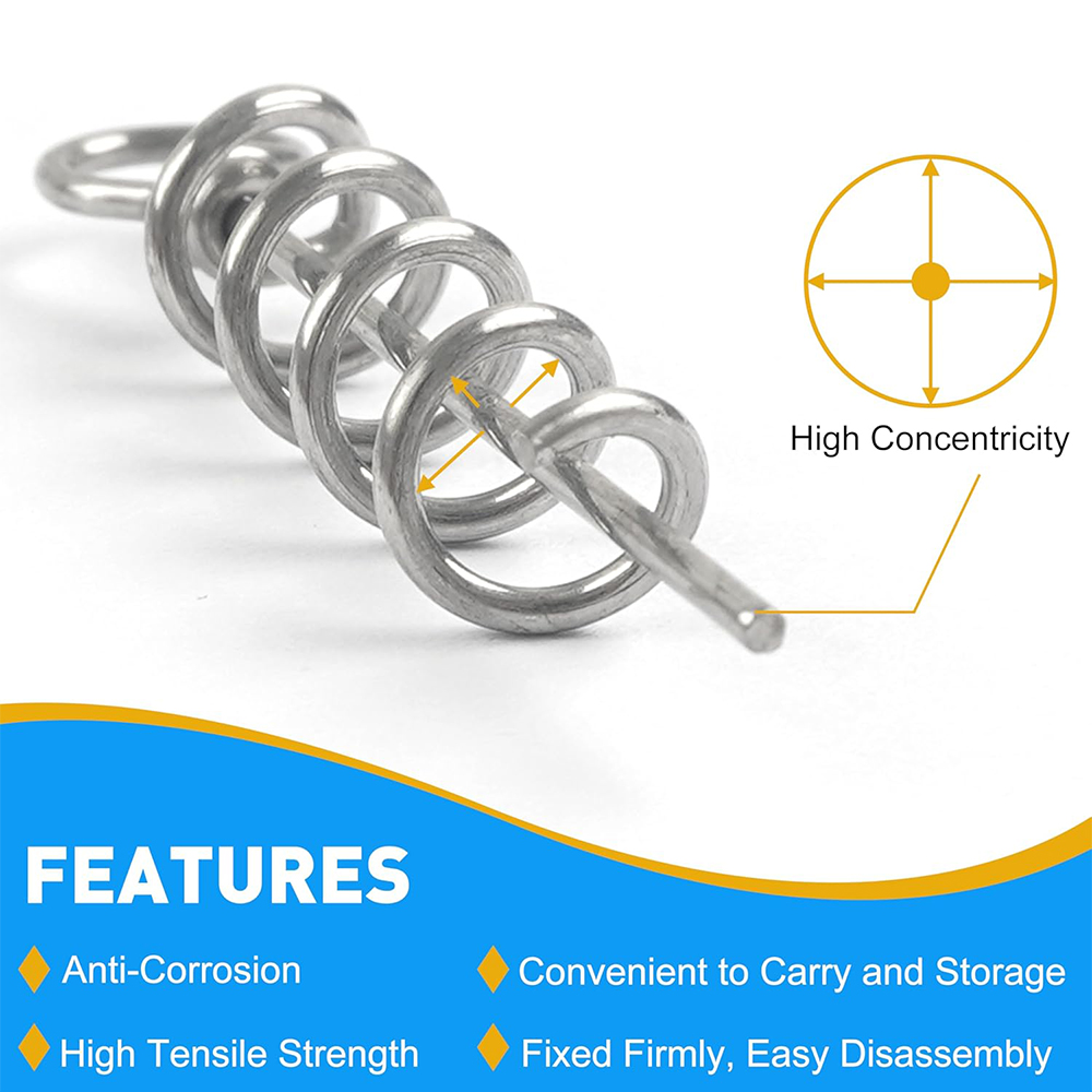 50 buah kunci Putar musim semi - Fishing Equipment And Accessories ulasan dan harga