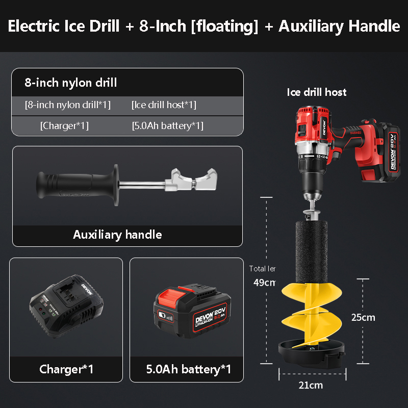 Bor Pancing Es Tanpa Sikat 20V - Fishing Equipment And Accessories ulasan dan harga