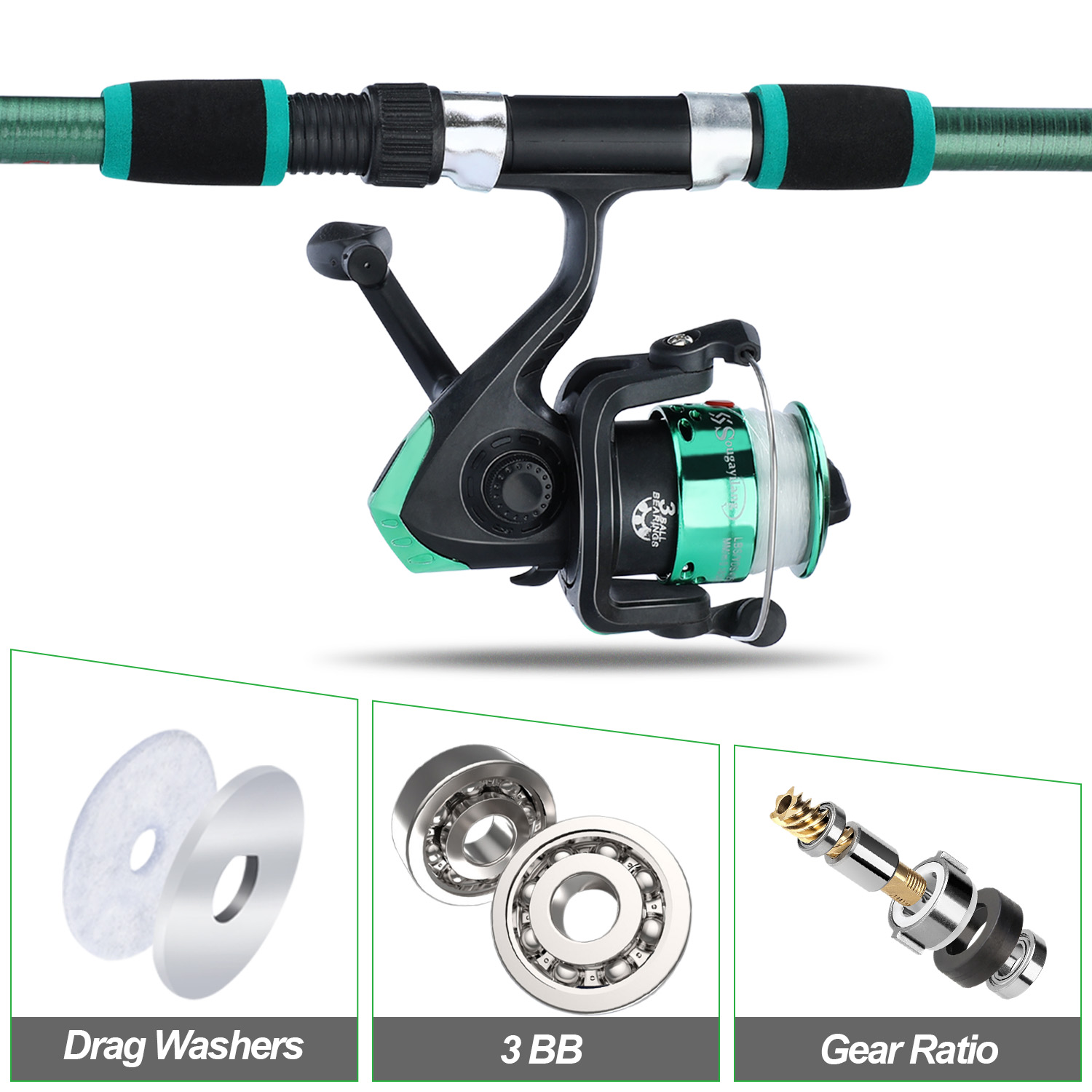 Sougayilang Kombinasi Joran da - Fishing Equipment Online ulasan dan harga