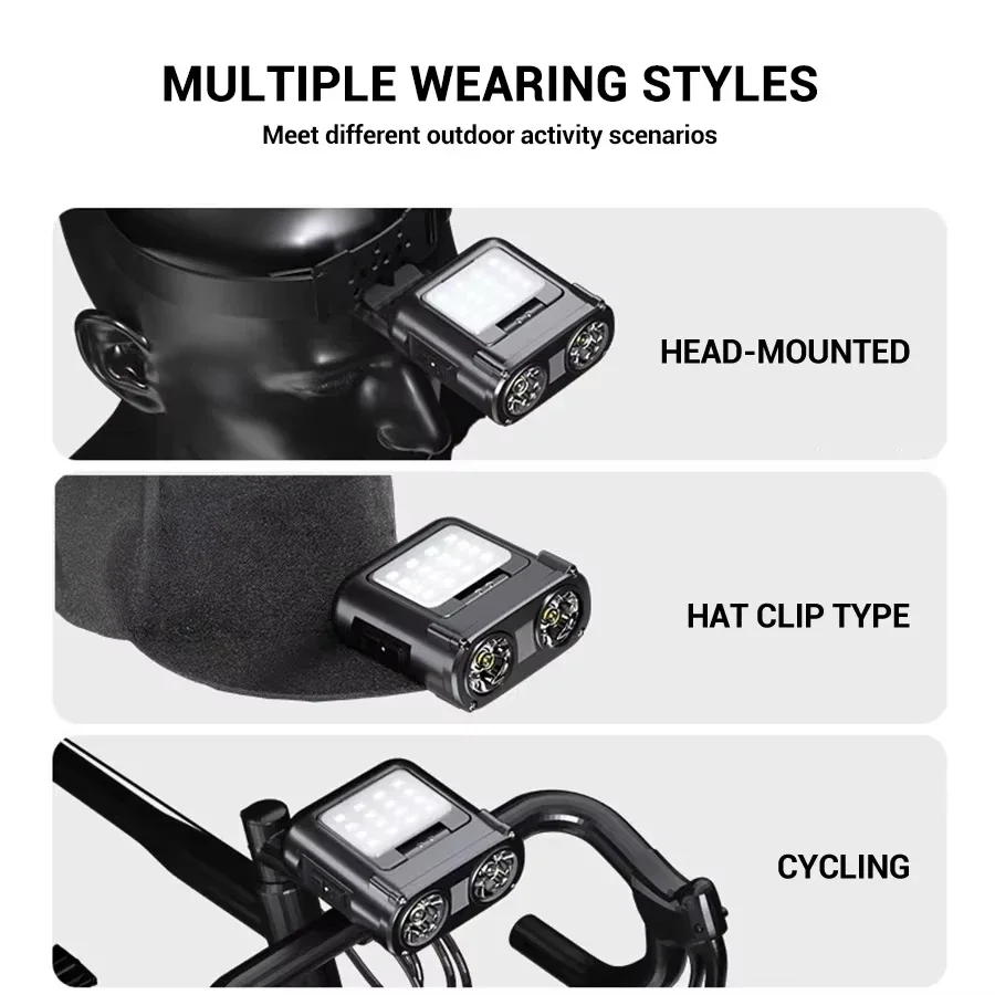 Lampu Kepala LED COB Sensor de - Fishing Headlamp ulasan dan harga