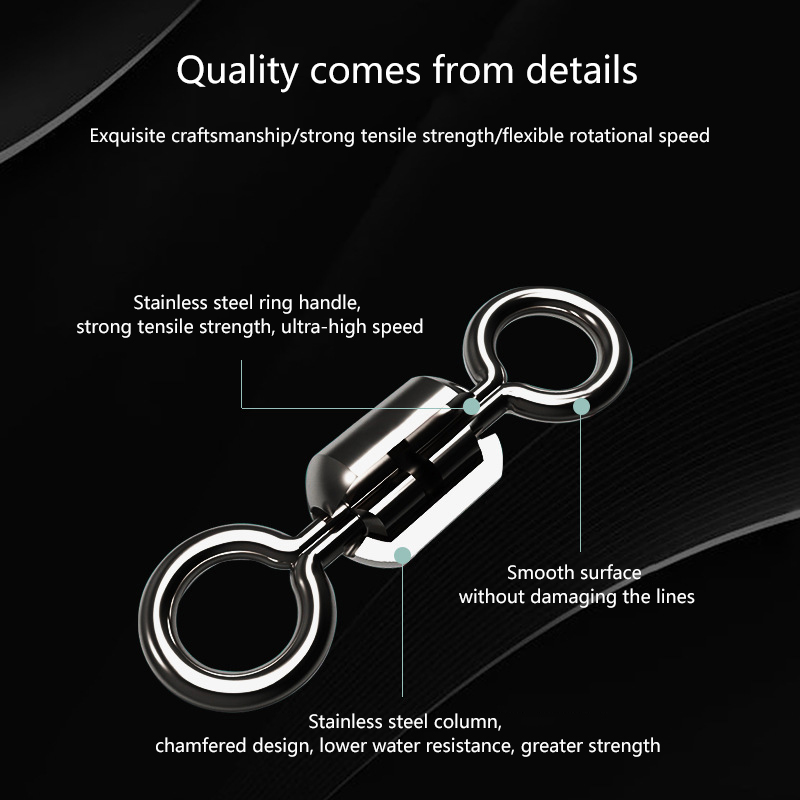 ★ ▲ 100 Buah Swivel Pancing Ba - Fishing Equipment And Accessories ulasan dan harga