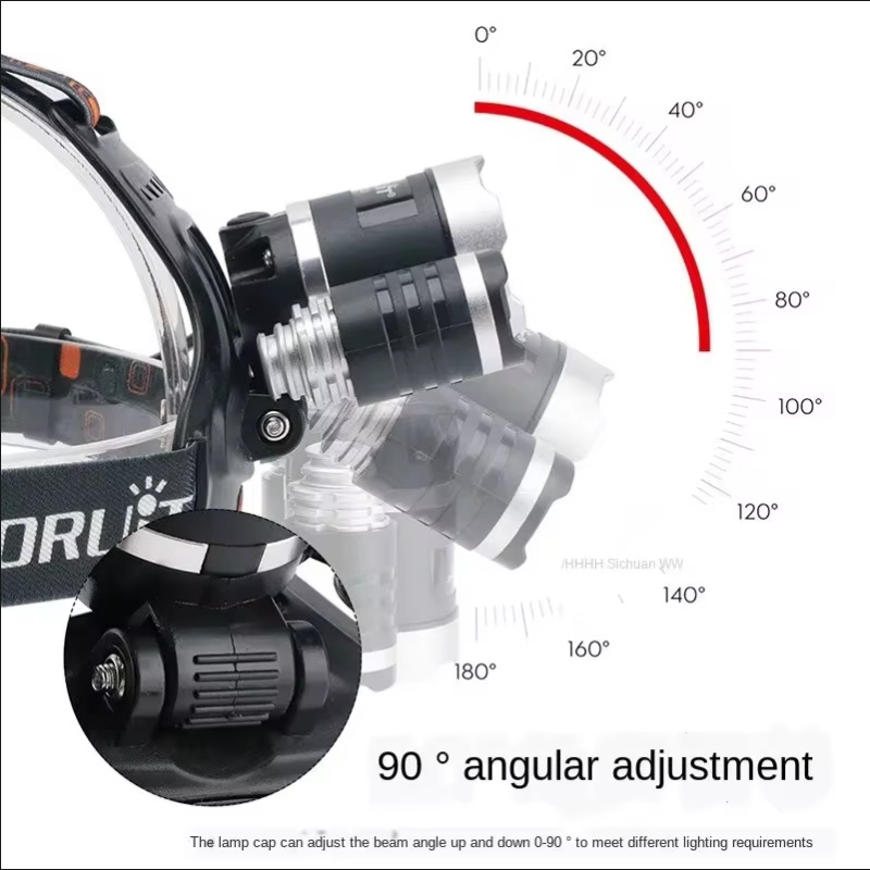 Lampu Depan LED Daya Tinggi 18 - Fishing Headlamp ulasan dan harga