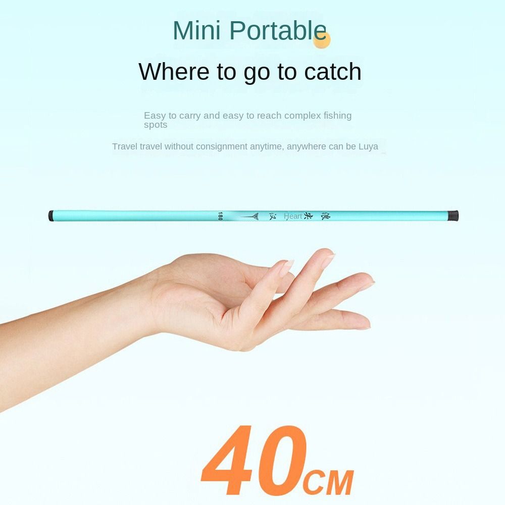 Tongkat pancing teleskopik, ti - Fishing Equipment Online ulasan dan harga
