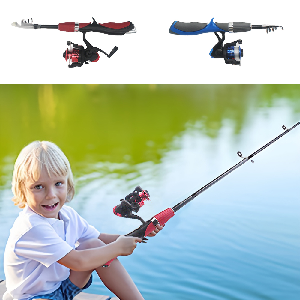 Set tongkat pancing teleskopik - Fishing Equipment Kids ulasan dan harga